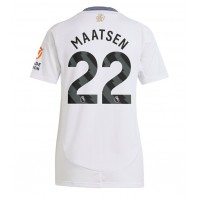 Aston Villa Ian Maatsen #22 Bortedrakt Dame 2024-25 Kortermet